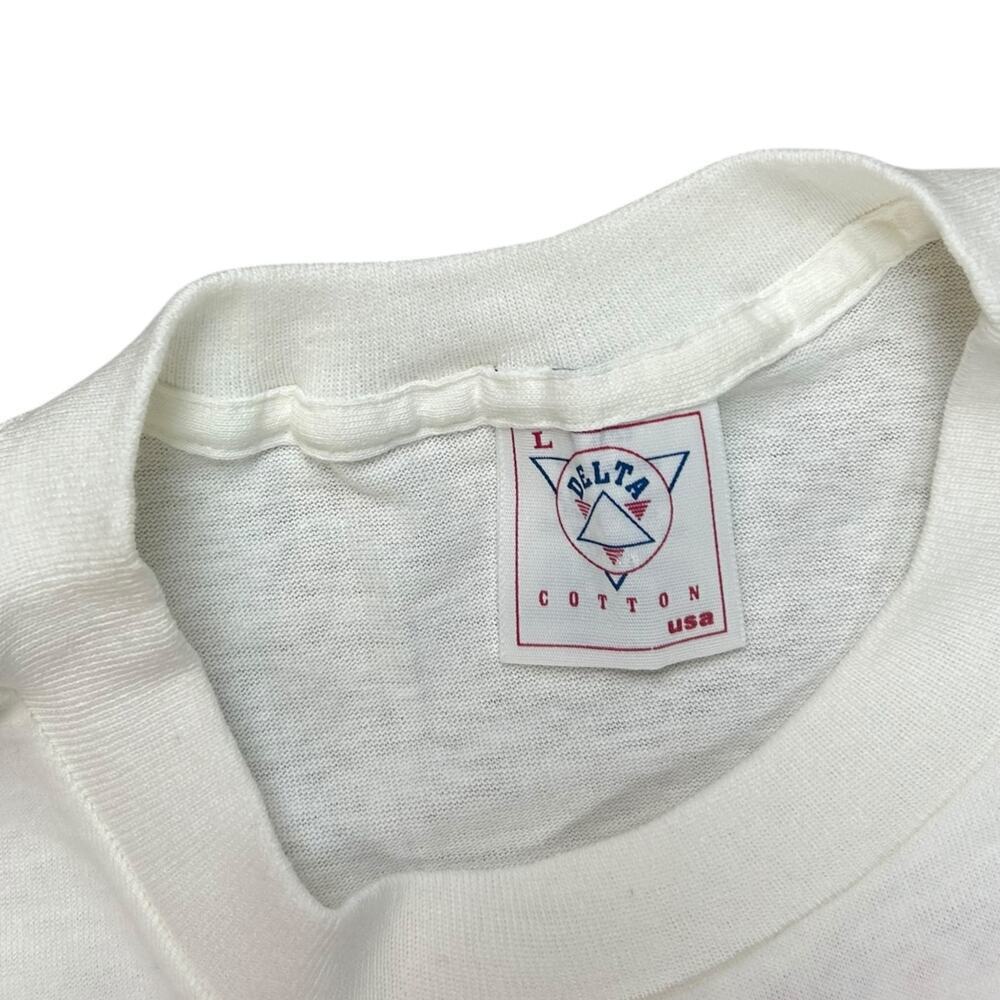 Vintage 90's World's Greatest Dad Single Stitch Delta Cotton T-Shirt size Large - Picture 3 of 5